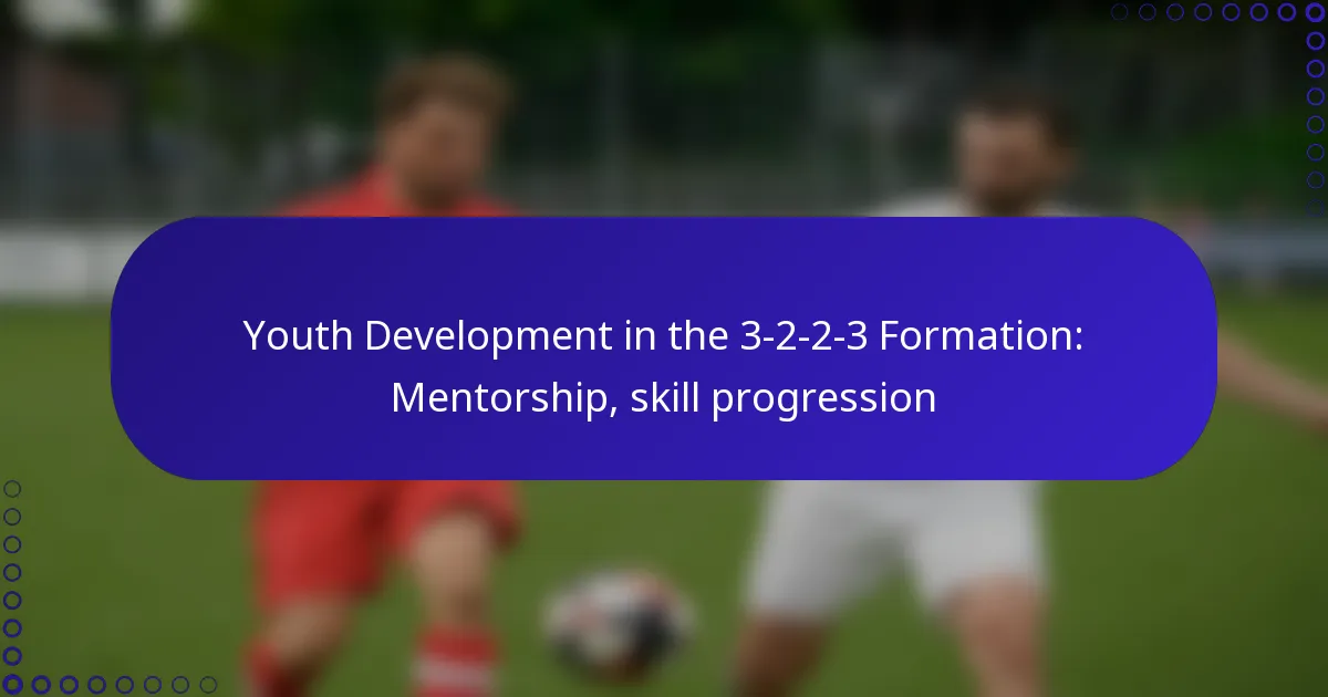 Youth Development in the 3-2-2-3 Formation: Mentorship, skill progression